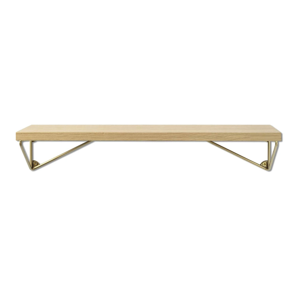 Oak Shelf with Brackets R9395