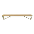 Oak Shelf with Brackets R9395