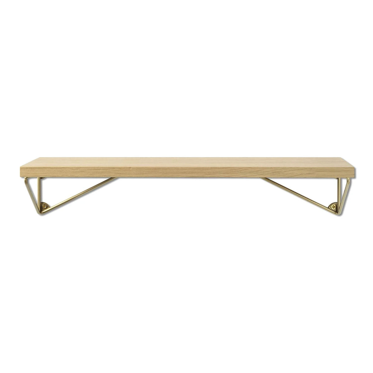 Oak Shelf with Brackets R9395