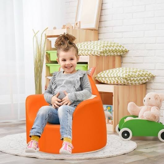 Blue Kids Cartoon Sofa Armchair Couch L597389