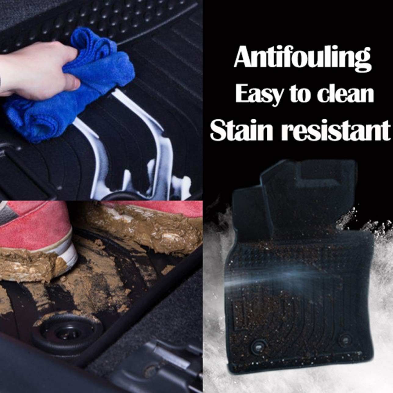 Car Floor Mats for Toyota Camry 2012-2017 Front Rear Heavy Duty All Weather I735637