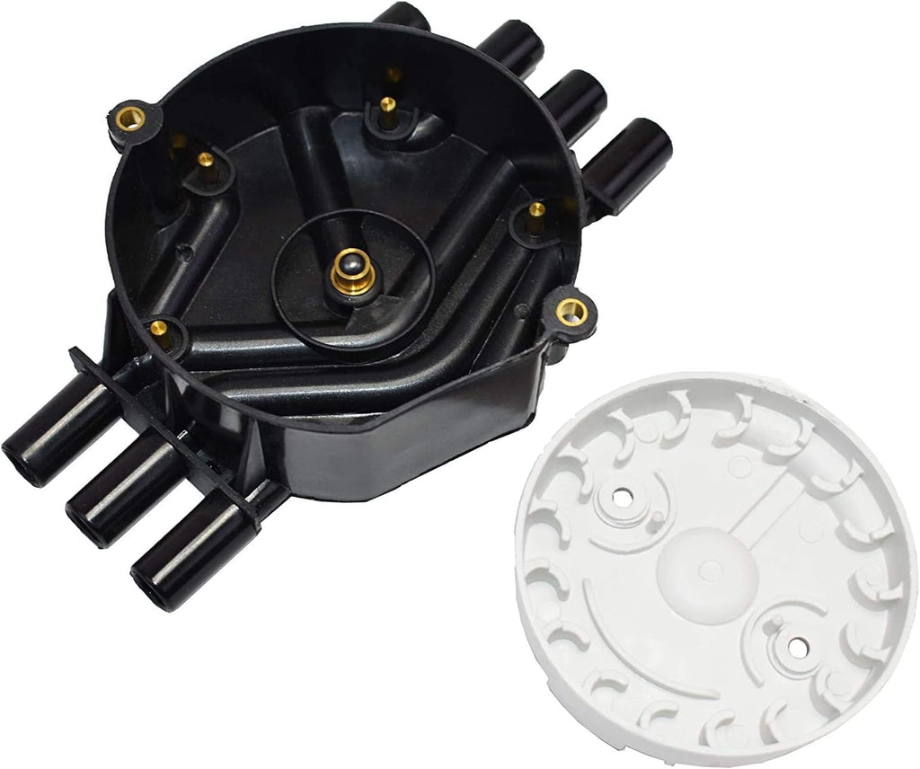Distributor Cap Rotor Ignition Coil Tune Up Kit with 8.0mm Spark Plug Wires D57413