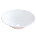White China Vessel Bathroom Sink K672