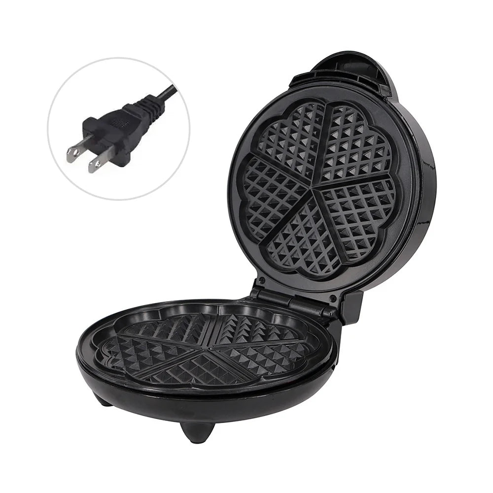 1000W Heart-Shaped Waffle Maker Iron P66800