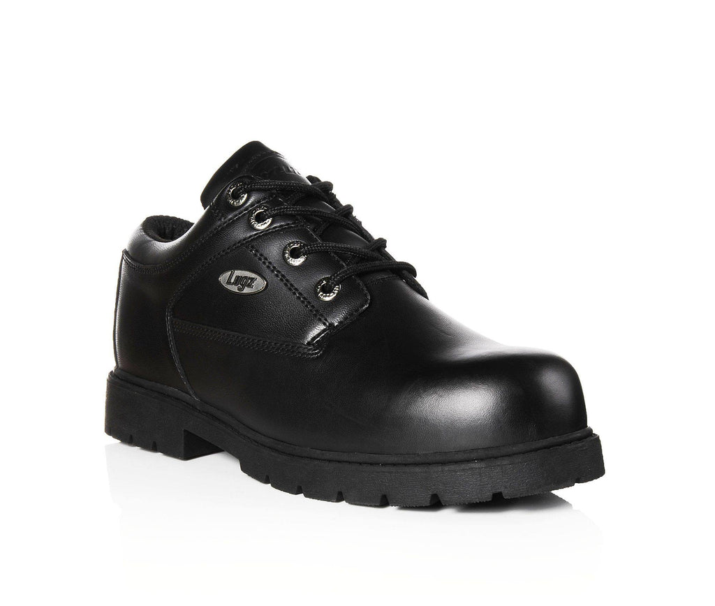 Black Leather Savoy SR Shoes N422