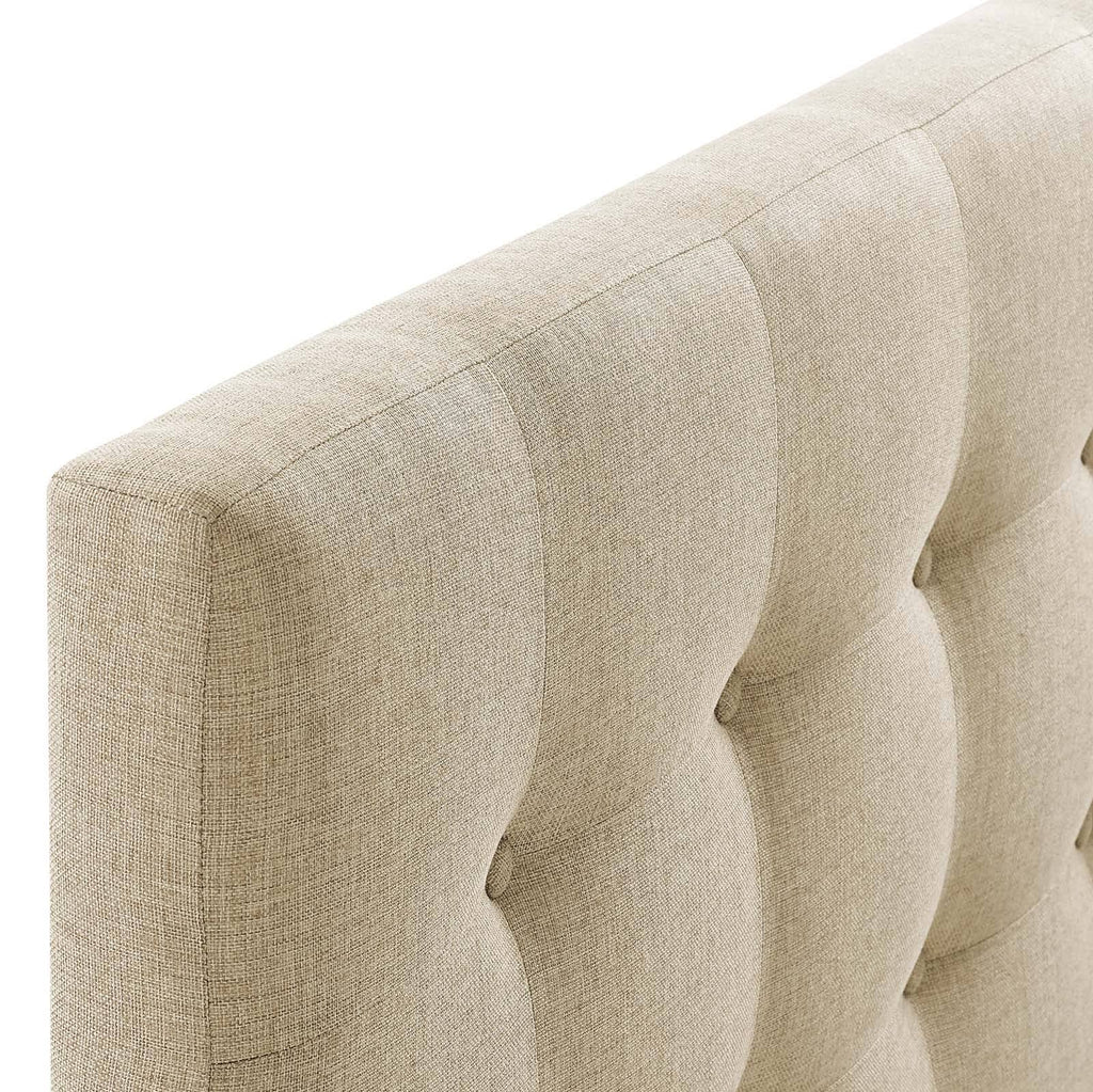 Beige Fabric Headboard U434508