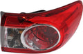 Tail Light Assembly for Toyota Corolla 2011 2012 2013 Passenger Side Pack of 2 L8534