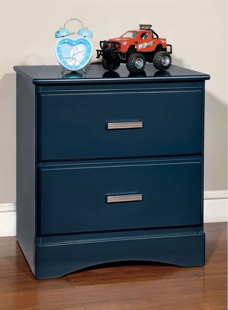 Blue Twin Over Twin Bunk Bed N332104