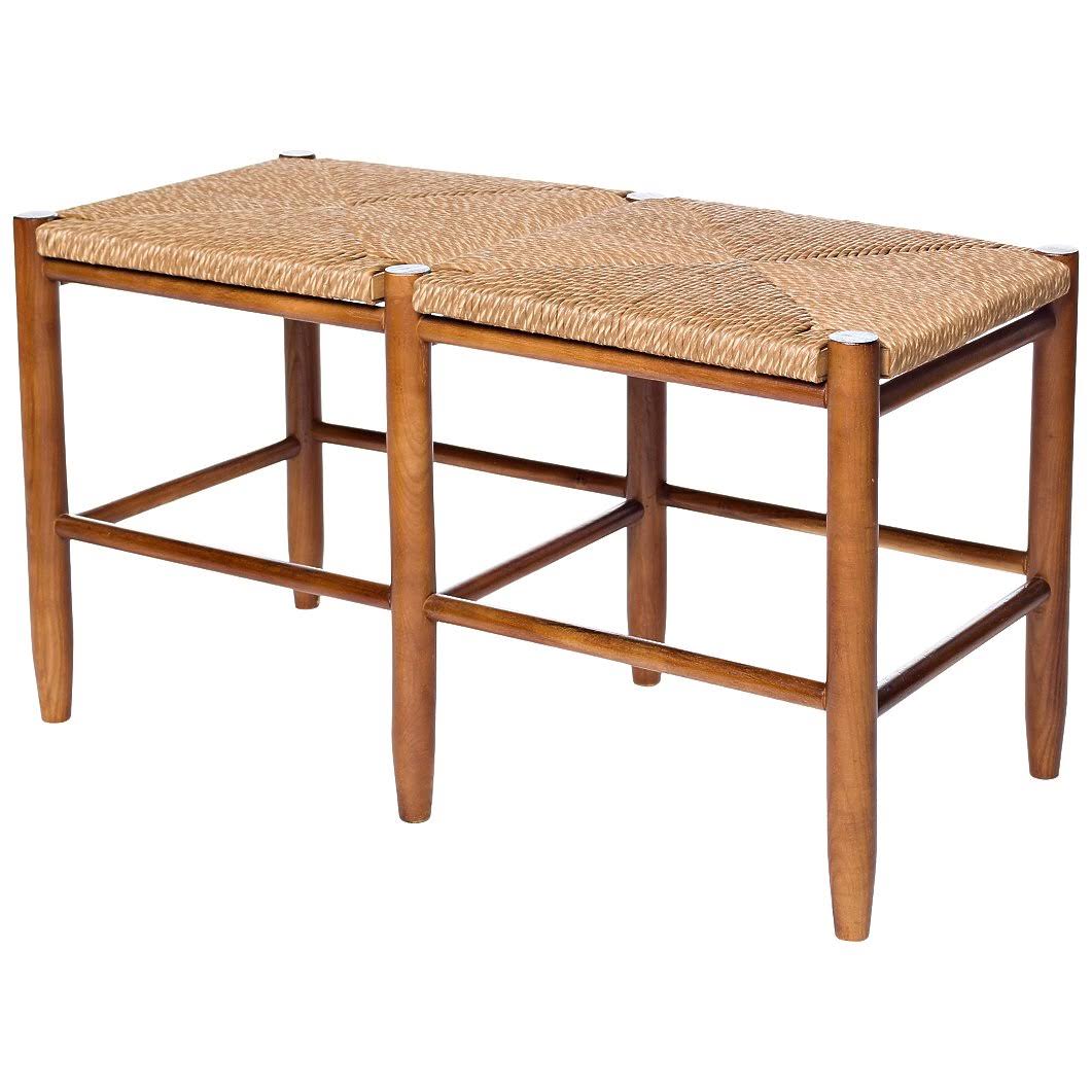 Woodleaf Green Wood Entryway Bench W531271