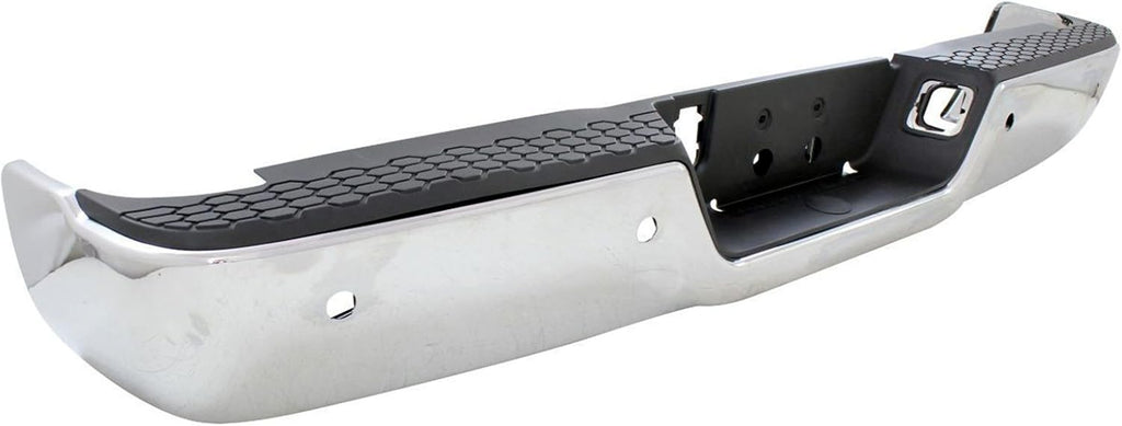 Chrome Steel Rear Bumper Assembly for Dodge RAM 1500 Pickup B55502