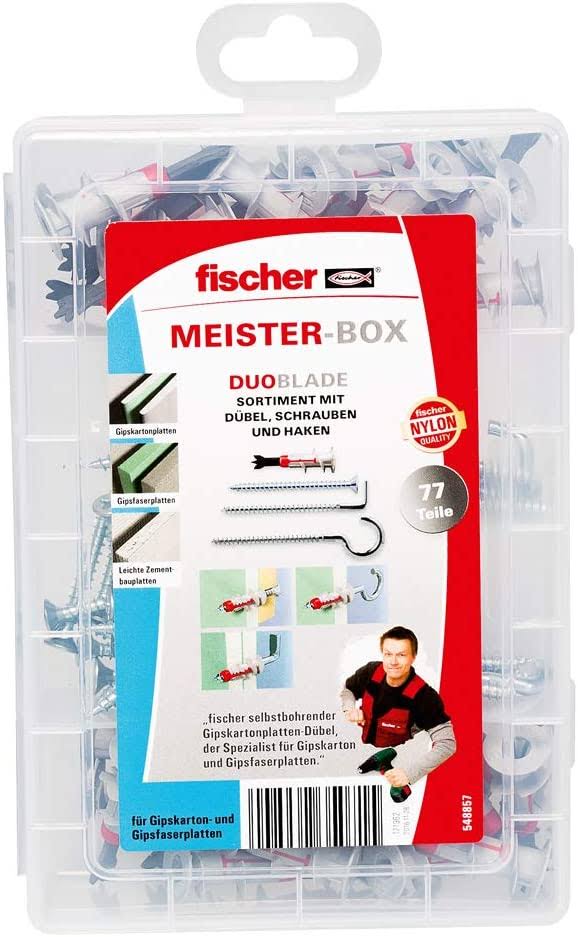 Grey Mounting Box with 35 DUOBLADE Screws and Hooks D424040