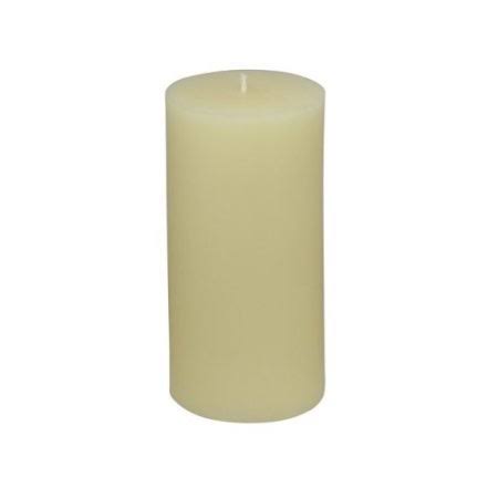 Ivory Unscented Paraffin Pillar Candle Set of 12 K40144