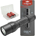 SureFire G2X Tactical 600 Lumen Flashlight Bundle with 2x Extra CR123A and Battery Case S642849