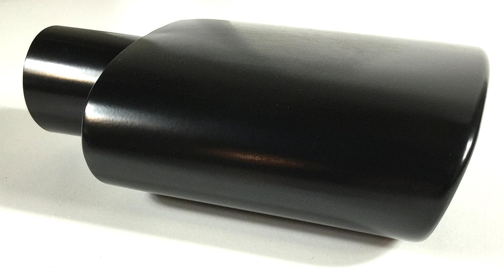 Black Powder Coated Stainless Steel Exhaust Tip Pack of 2 W568689