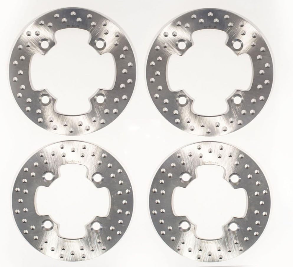 Front And Rear Brake Rotors Discs O285336