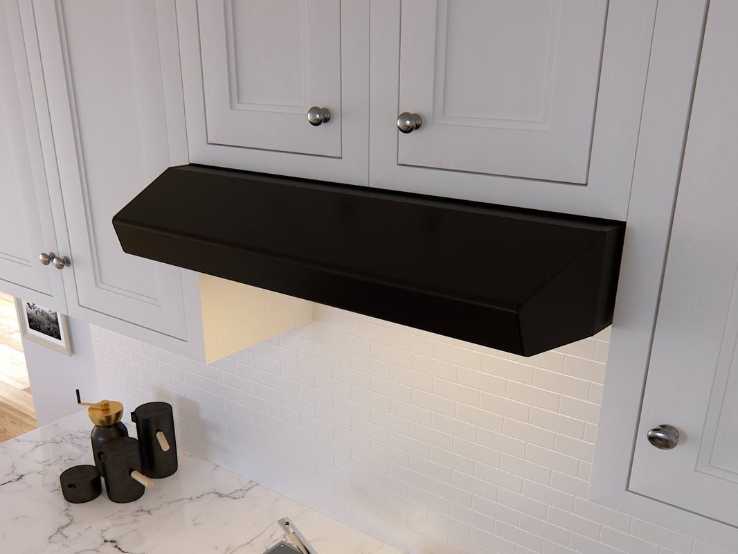 30-Inch Black Under-Cabinet Range Hood L5501