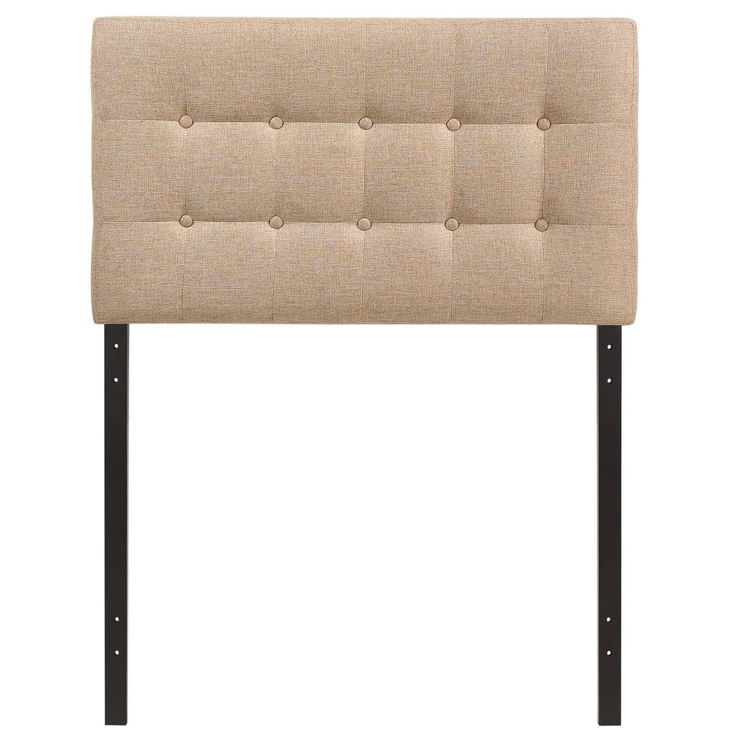 Beige Fabric Headboard U434508