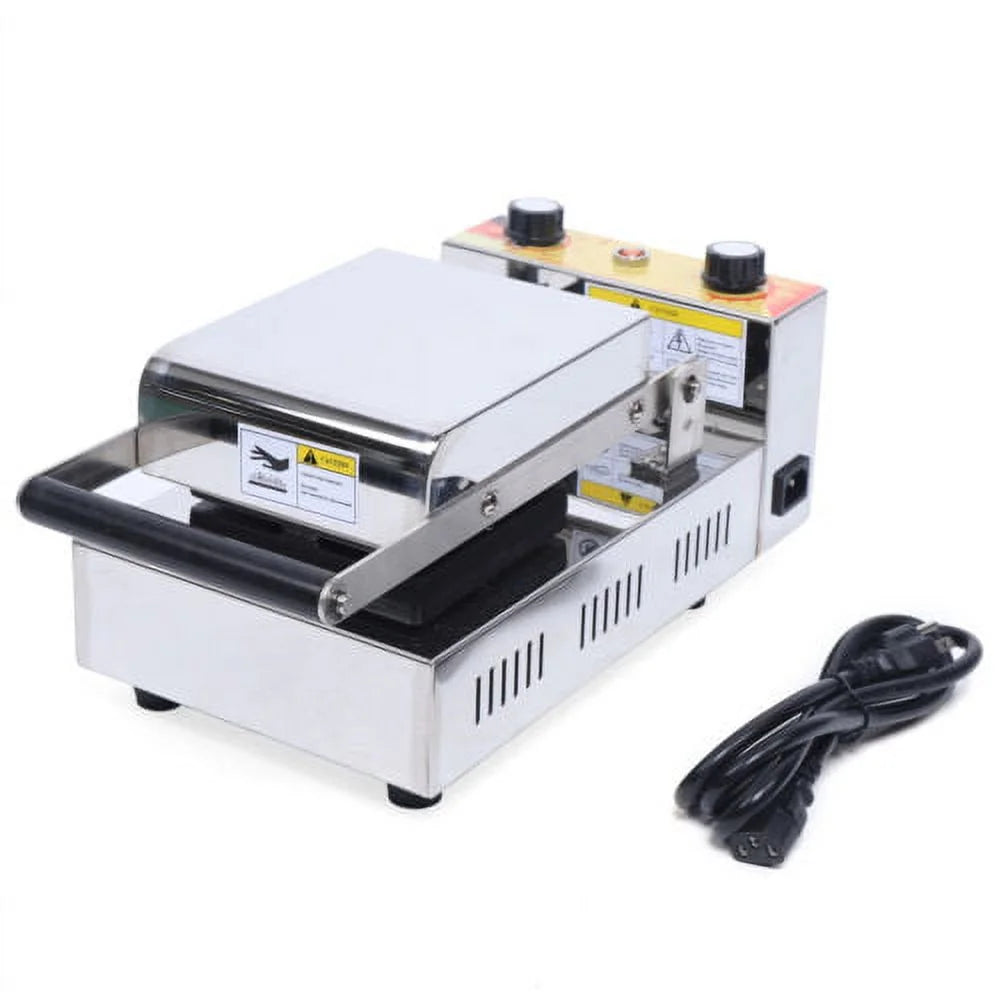 1000W Electric Burger Waffle Maker Panini Press T5181
