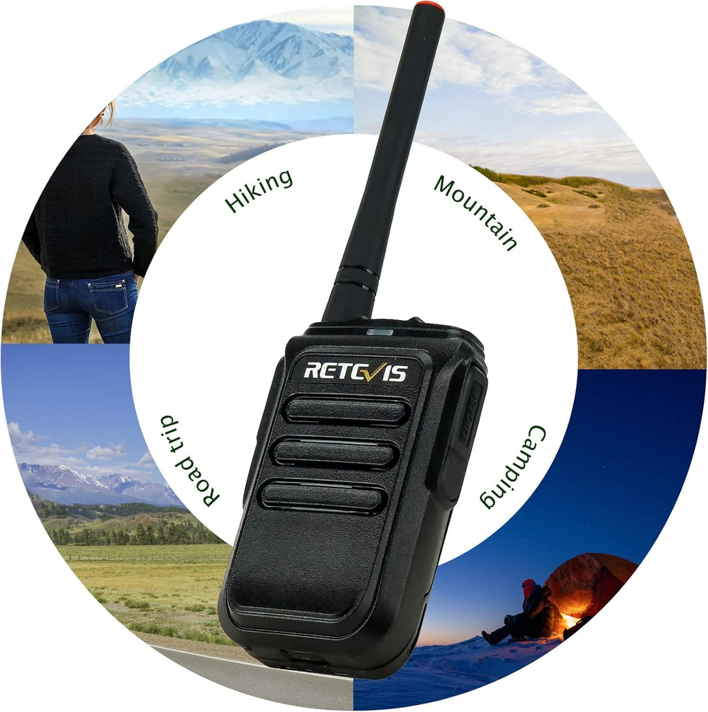 MURS Radio Walkie Talkies Rechargeable 1500mAh 2 Pack A2443