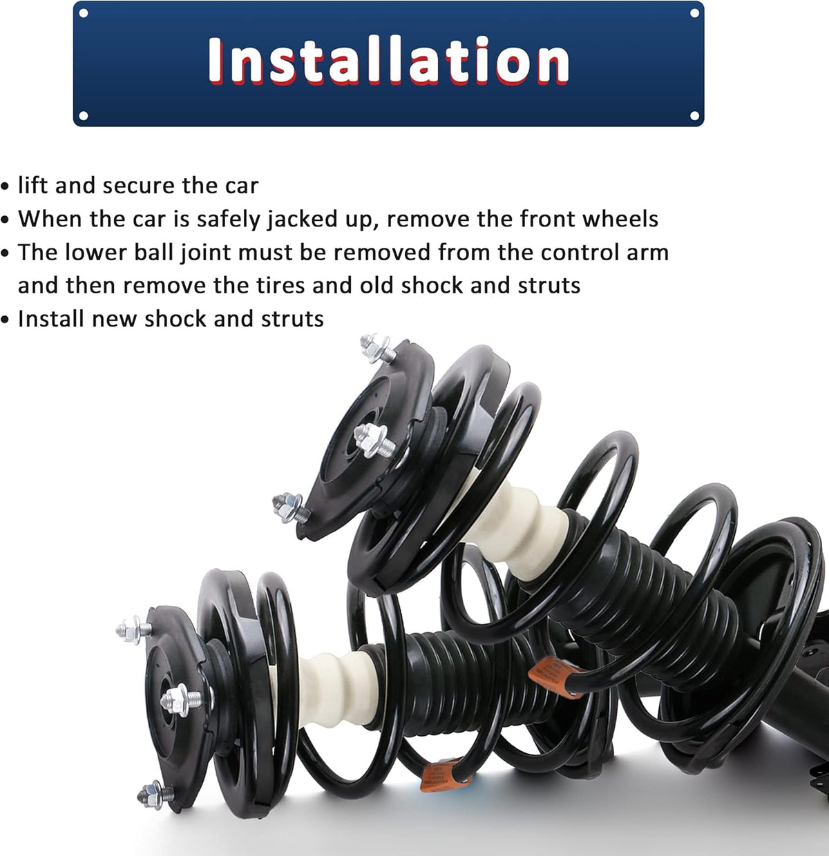 Rear Complete Strut Spring Shock Absorber W204404