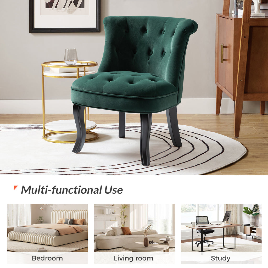 Green Velvet Accent Chair O769658