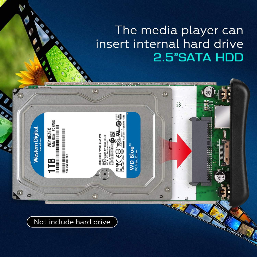 1080P USB3.0 HDMI Media Player with HDMI/AV/Coaxial Output L9468