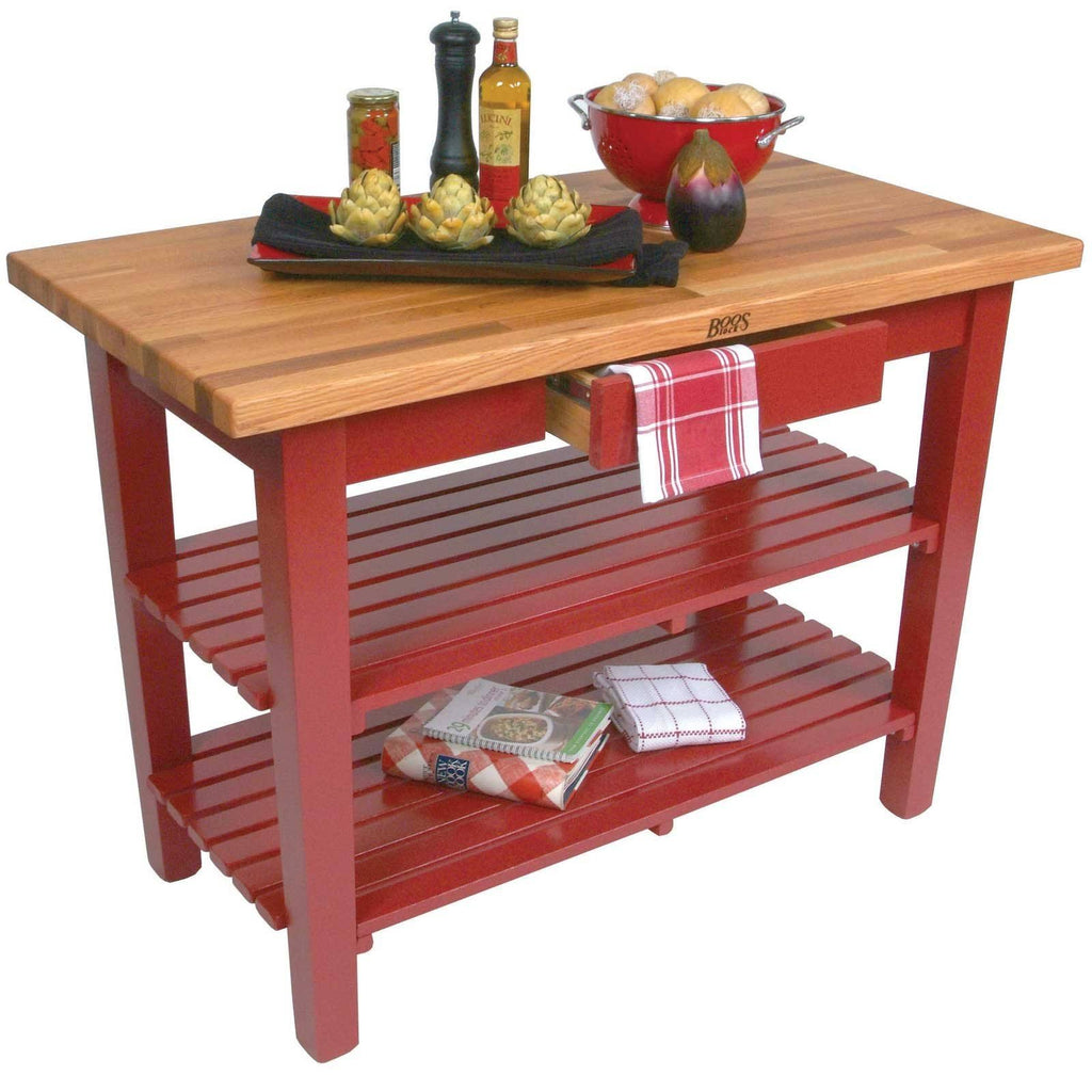 Oak Table Kitchen Island 48X30X1-1/2 H38506