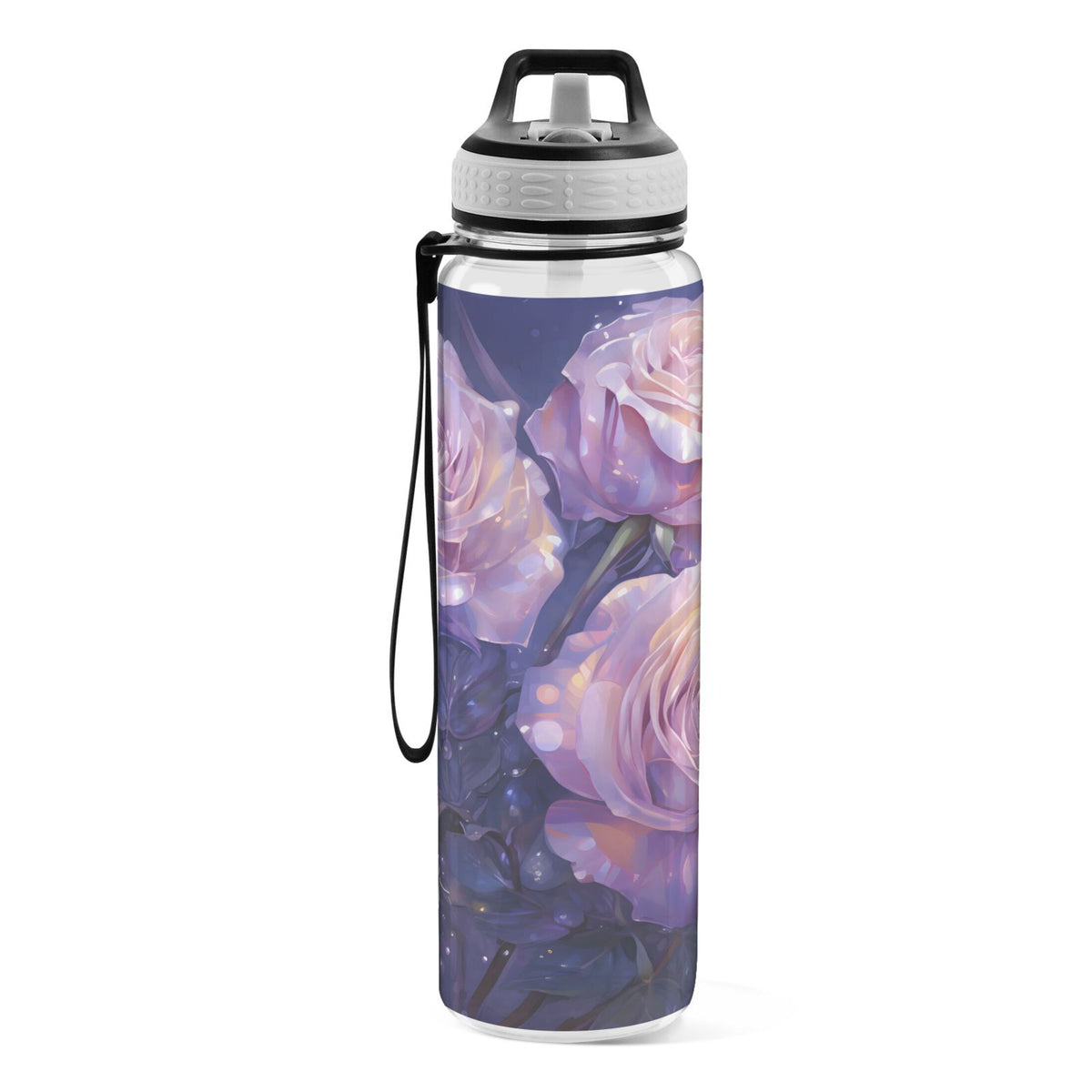 Purple 32oz Tritan Sports Water Bottle with Straw K569