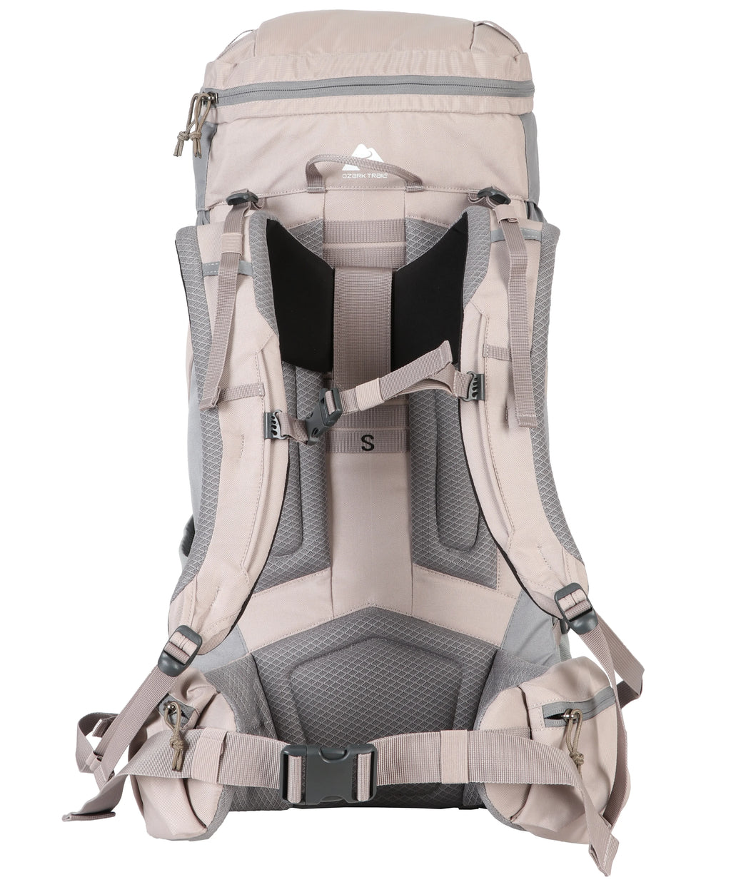 Tan 50 Liter Backpack with Adjustable Compression Straps Z5933