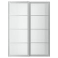 White Paper Effect Pair of Sliding Doors K721