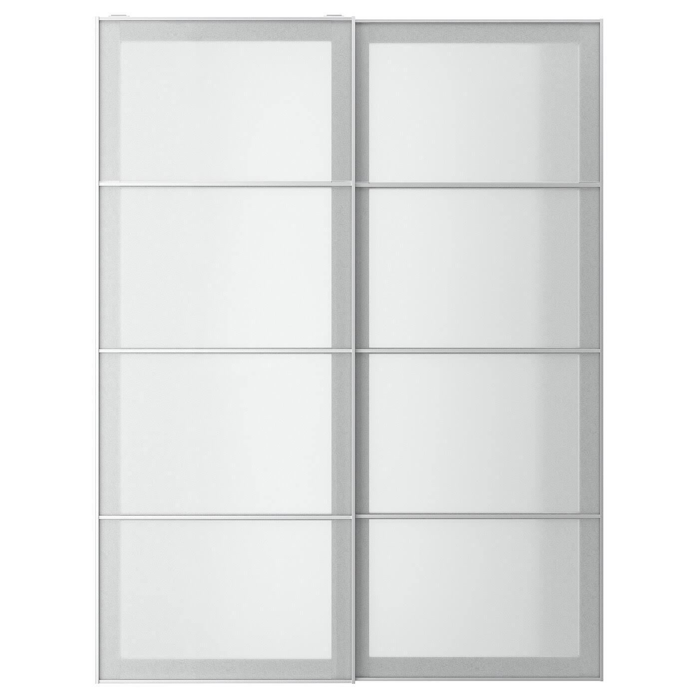 White Paper Effect Pair of Sliding Doors K721