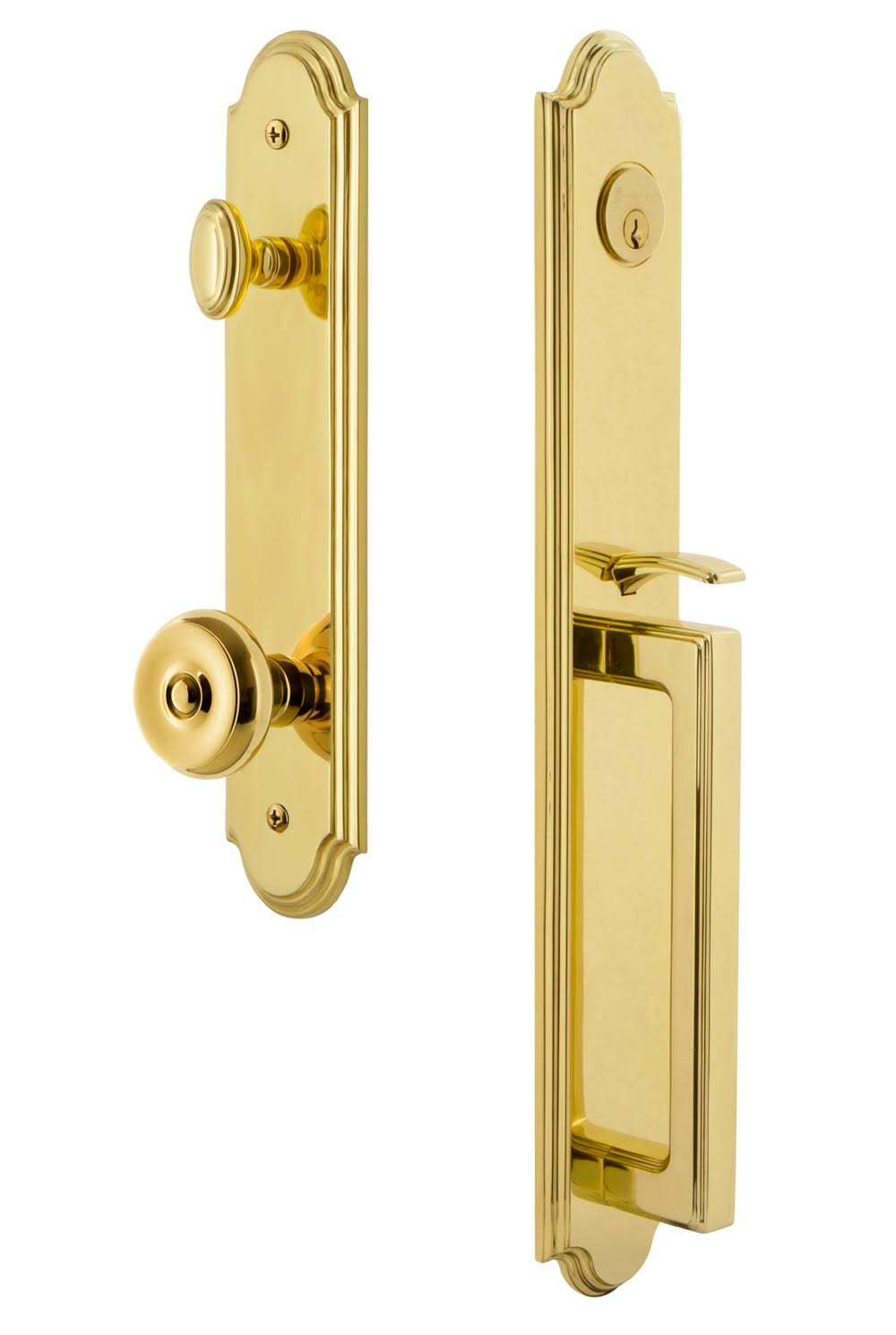 Single Cylinder Handleset with Knob W82519