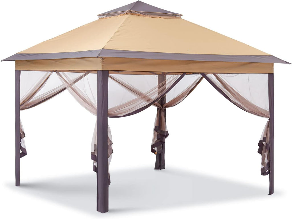 11X11 Pop Up Canopy Tent with Mosquito Netting S97440