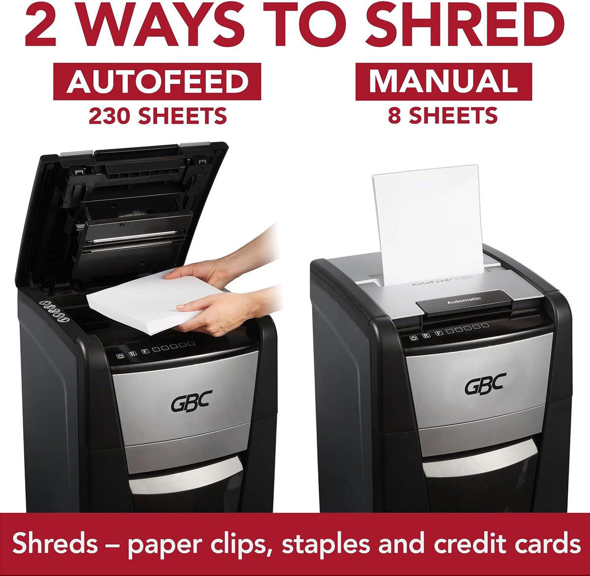 230 Sheet Capacity Micro-Cut Paper Shredder D369176