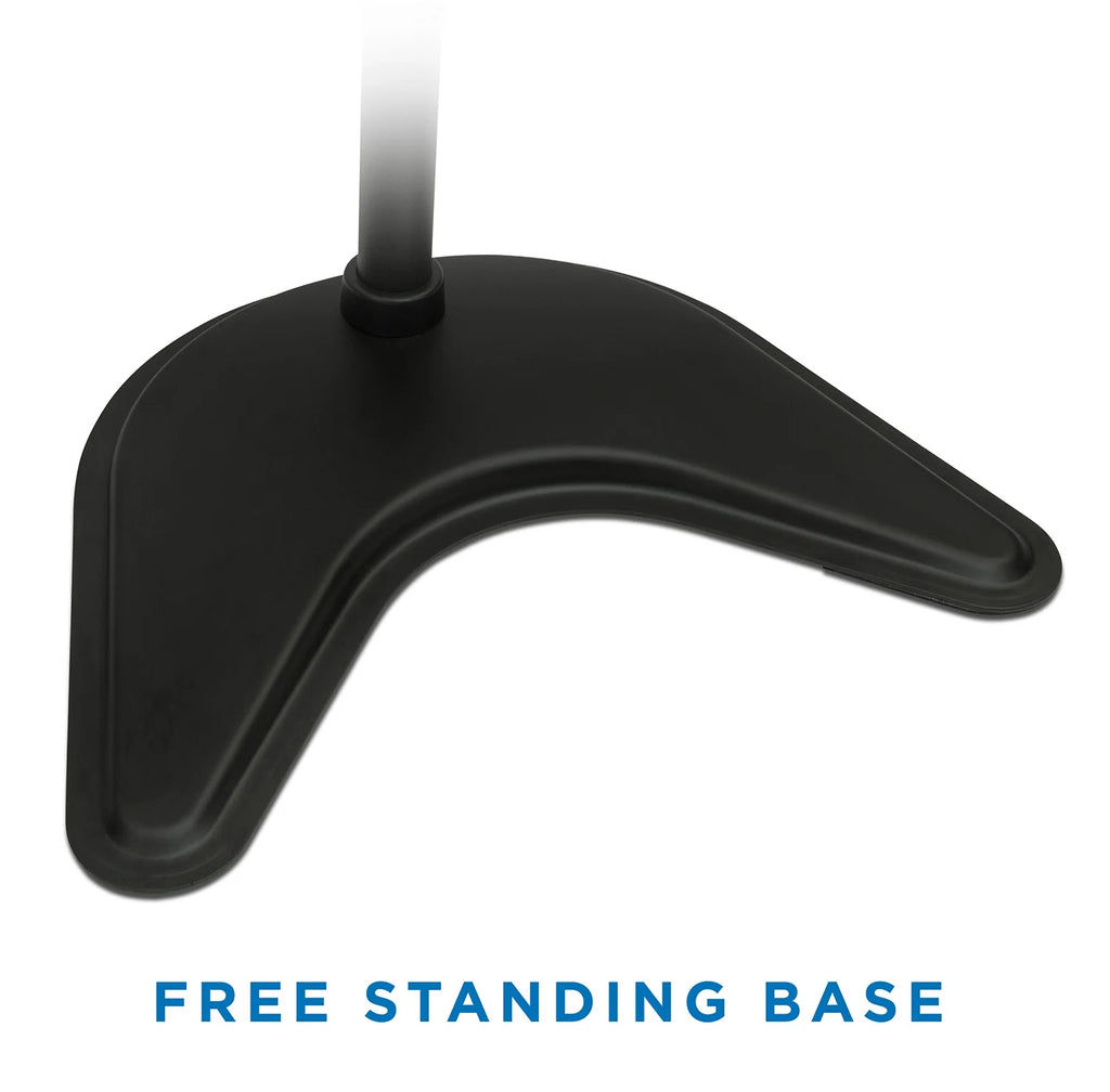 Free Standing Dual Monitor Stand for Two 19-27 Inch Computer Screens D4564