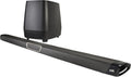 Black Wireless Surround Sound Bar with Subwoofer and Two Speakers T49420