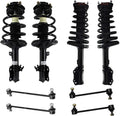 Front & Rear Strut Assembly with Front Sway Bar Links 8pc Set Y774067