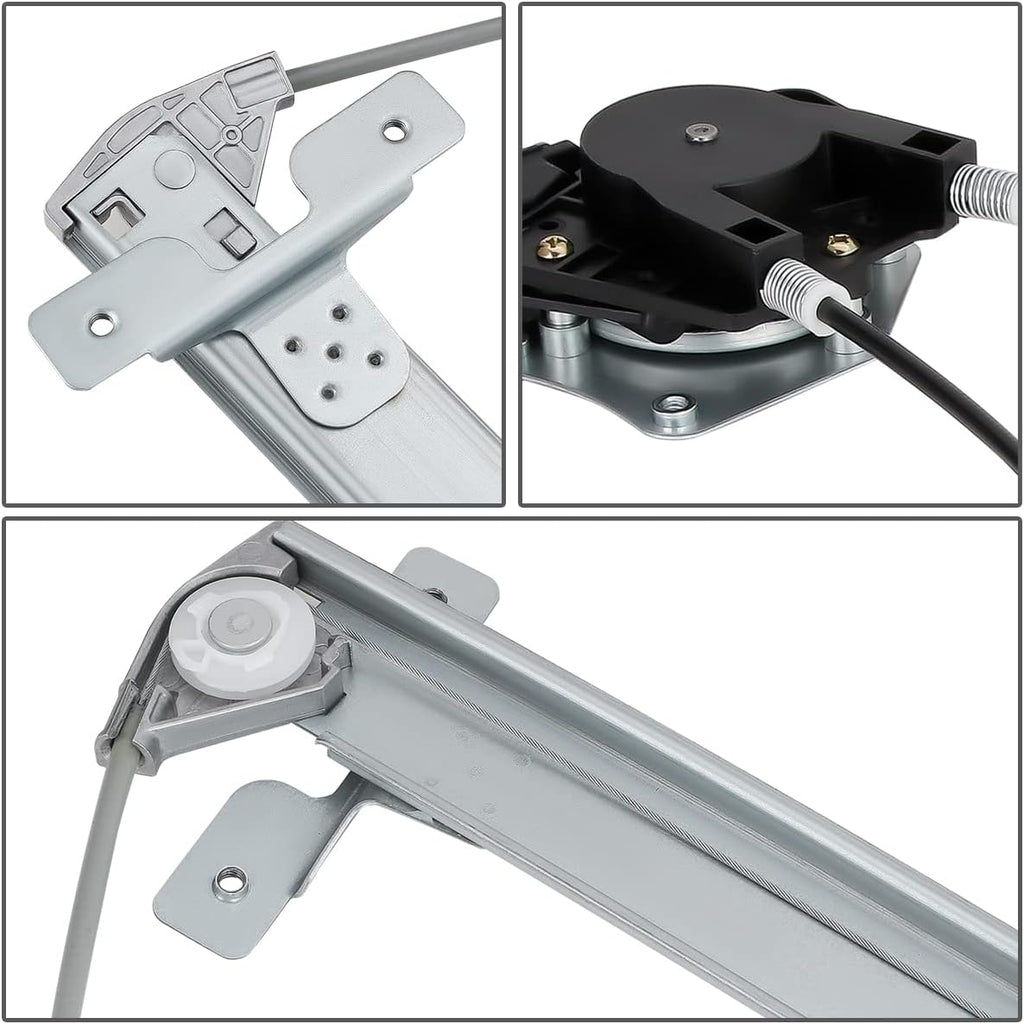 Front Power Window Regulator with Motor Assembly, Driver Left Side Pack of 2 Q76370