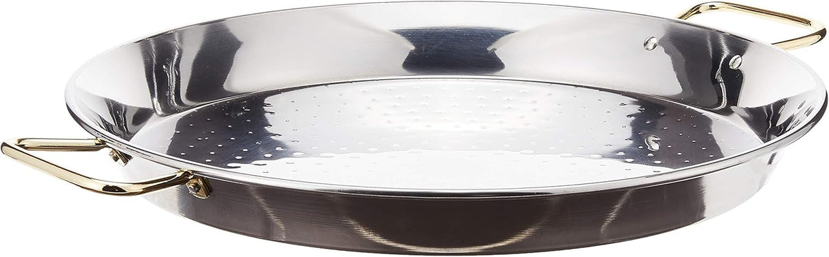 16-Inch Stainless Steel Paella Pan, 40cm Pack of 2 S241