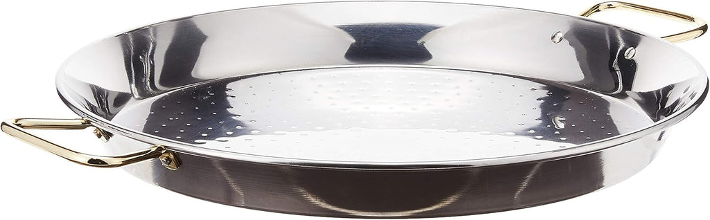 16-Inch Stainless Steel Paella Pan, 40cm Pack of 2 W3599