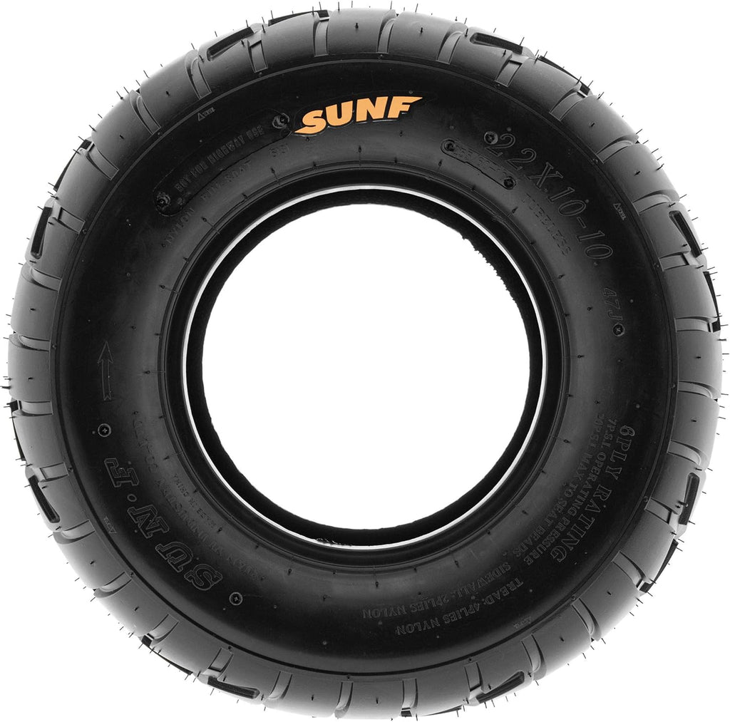 Set of 4 ATV UTV Flat Track Tires 20x7-8 Front & 18x9.5-8 Rear, 6 PR, Tubeless J577744
