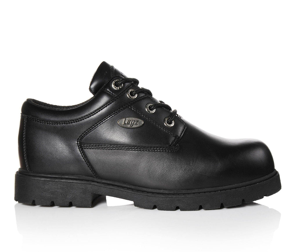 Black Leather Savoy SR Shoes N422
