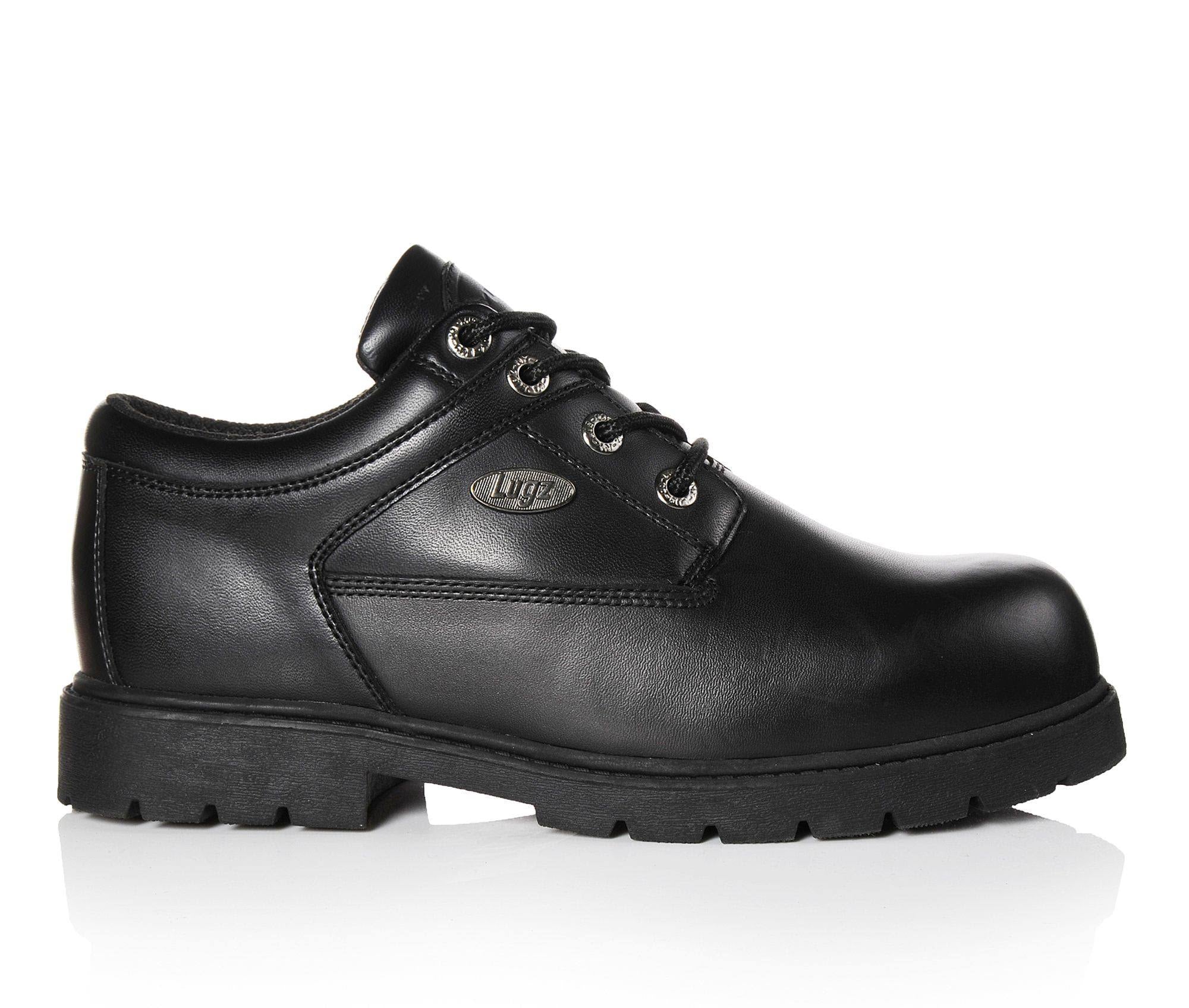 Black Leather Savoy SR Shoes N422