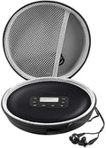 Black Pack of 2 Portable CD Player Carrying Case S9723