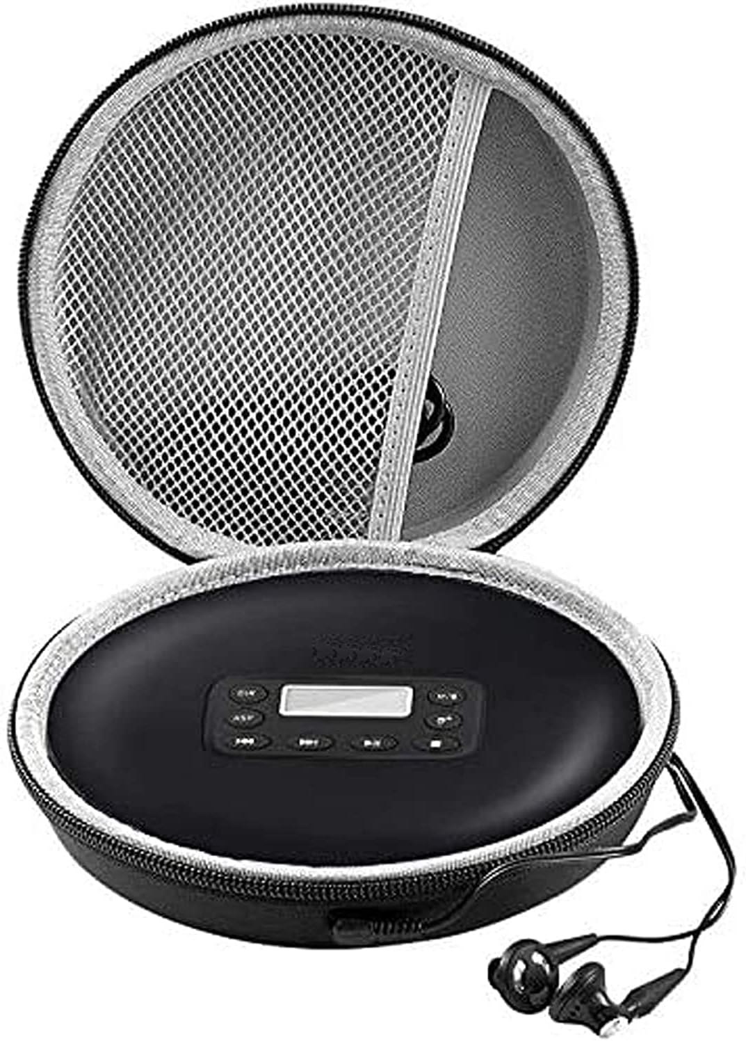 Black Pack of 2 Portable CD Player Carrying Case S9723