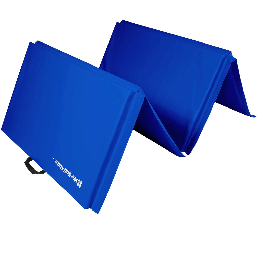 Blue Folding Fitness Exercise Mat Y9803