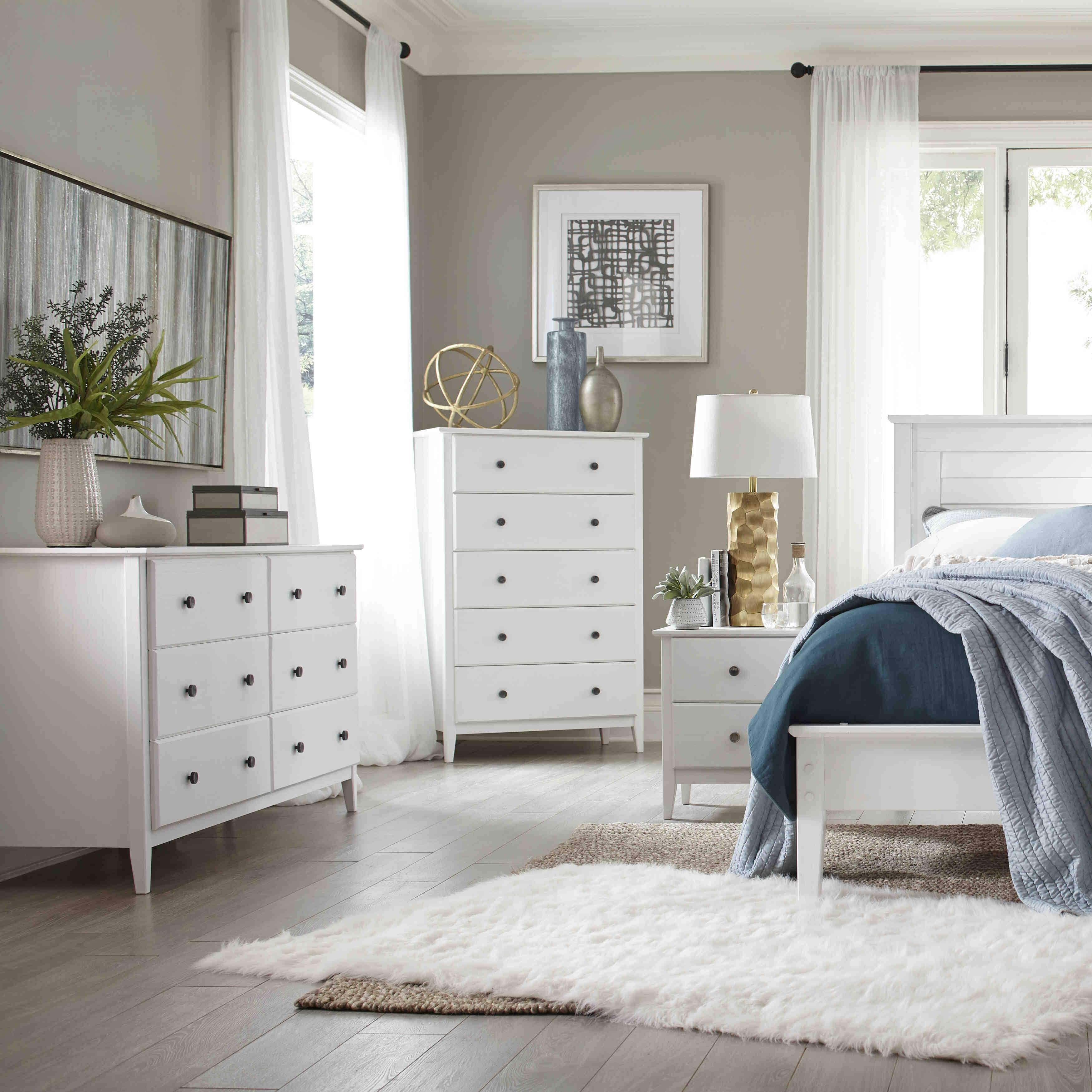 Brushed Grey 5-Drawer Chest G383241