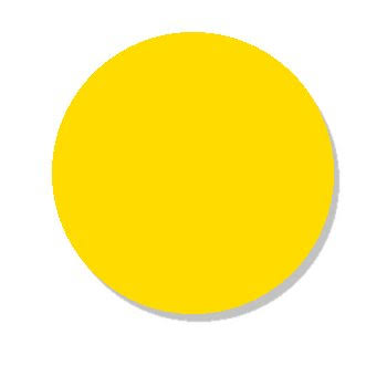 Yellow Wall Decal Z7698