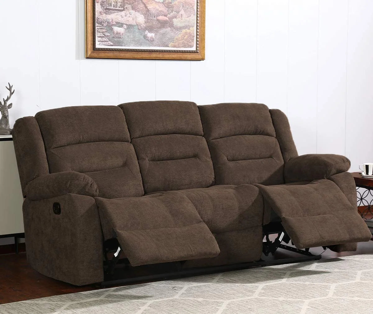3 Seater Manual Reclining Sofa Set T233
