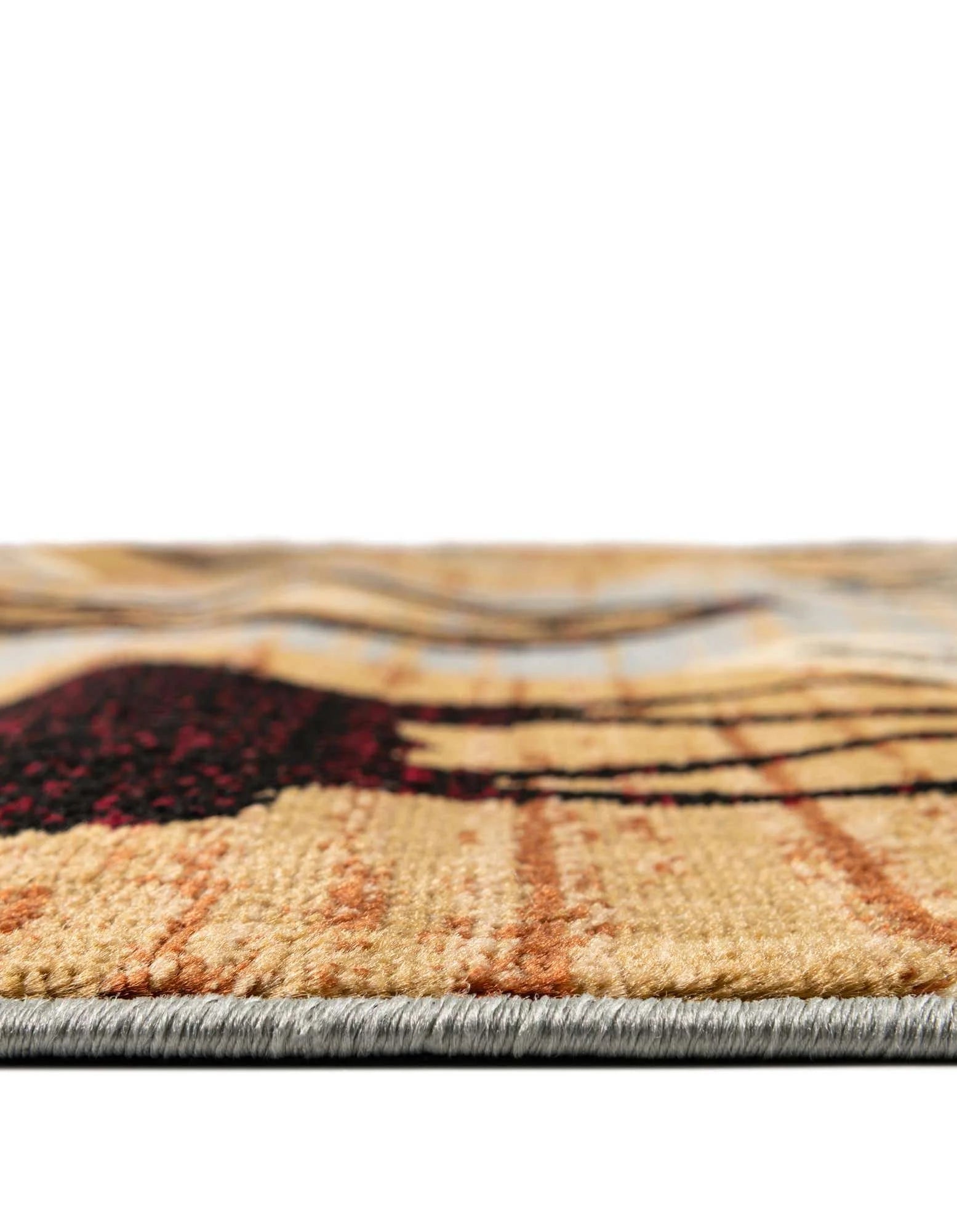 Blue Cabin / Lodge Geometric Rug K139